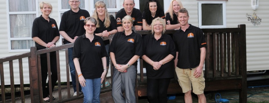 Charity for Kids committee by the Caravan